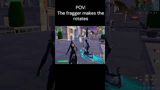 When the fragger makes the rotate fortnite fortnitemontage shortsfeed fortniteclips funny [upl. by Dnob]