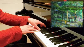 Most Beautiful Garden of Words Piano Cover Greenery Rain  Michael Ng Pianos Cover [upl. by Ian63]