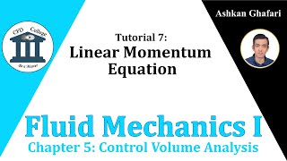 Tutorial 7  Fluid Mechanics Linear Momentum Equation Problems  Chapter 5 [upl. by Jillana]