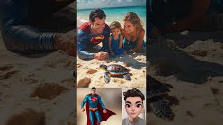 Superheroes family👶Diary of the sea 💥Marvel amp DCAll Characters marvel avengers dc shorts [upl. by Aland]