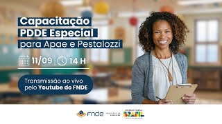 Webinar “Capacitação PDDE Especial para Apae e Pestalozzi” [upl. by Ellierim109]