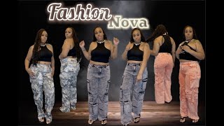 FASHION NOVA CARGO ESSENTIALS I CANT GET ENOUGH OF THESE CARGOS THEYRE EVERYTHING [upl. by Dranyl62]