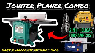 Two Tools in One Combo Jointer Planer Grizzly G0959 [upl. by Rimat]