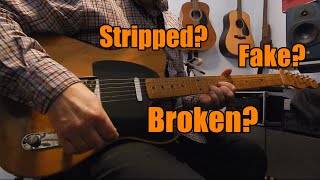 Is this really a 1964 Telecaster Investigation and repair [upl. by Karlik]