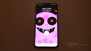 Lenovo Fake Angry Luntik fake call on Samsung Galaxy A40 incoming call [upl. by Arnulfo]