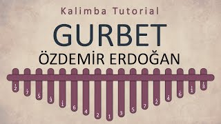 Özdemir Erdoğan  Gurbet  Kalimba Academy Tutorials [upl. by Irej122]