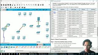 471 Packet Tracer  Connect the Physical Layer  Jaringan dan Komunikasi Data [upl. by Ailla]