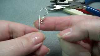 How to Make Beaded Earring Findings [upl. by Seroled552]