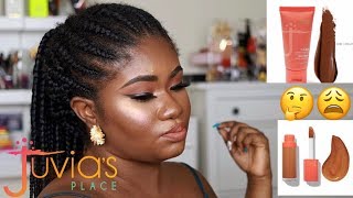 NEW JUVIAS PLACE I AM MAGIC FOUNDATION amp CONCEALERS SWATCHES REVIEW amp TUTORIAL [upl. by Arrik]