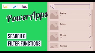 How to use Search and Filters in PowerApps [upl. by Yreva]