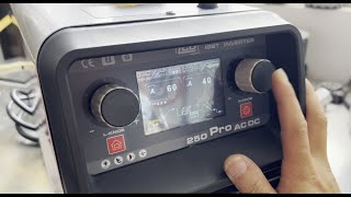 ANDELI アルミ溶接機 TIG250Pro AC DC LCDスクリーンデザイン 日本語パネル 1ミリ板厚アルミ溶接 [upl. by Oriane]