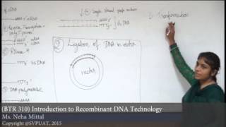 BTR 310 Introduction to Recombinant DNA Technology [upl. by Sigrid]