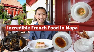 My FAVORITE French Food In Napa Valley  Bouchon Bistro [upl. by Enwad]