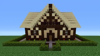 Minecraft Tutorial How To Make A Sandstone Cottage [upl. by Atin]