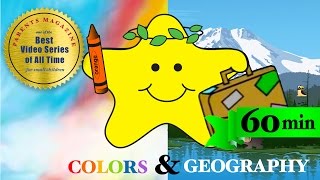 60 minutes COLORS amp WORLD ANIMALS ★ Best Educational Learning Songs ★ Nursery Babies Toddlers Kids [upl. by Rodmun]