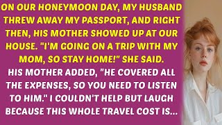 quotMy Husband Refused to Go on Our Honeymoon Ordering Me to Go with His Mom Insteadquot [upl. by Newhall]