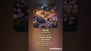 Poem Music iLoveSong M Vietnamese 026 Xin lỗi [upl. by Otokam]