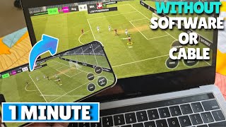 How to screen Mirror iPhone to Mac 2024 play gamewatch NetflixYouTube all [upl. by Ivett]