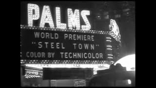 Steel Town 1952 Premiere in Detroit Promo Clip  Ann Sheridan John Lund Howard Duff [upl. by Goldsmith777]