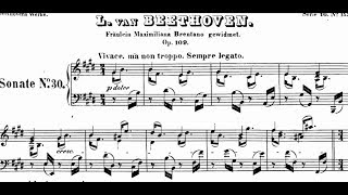 Beethoven  Alfred Brendel 1958 Sonata No 30 in E Major Op 109  VOX SVBX 5417 [upl. by Aeht546]