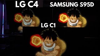 Oof The LG C4 Cant Do Color VS LG C1 amp Samsung S95D [upl. by Kelton647]