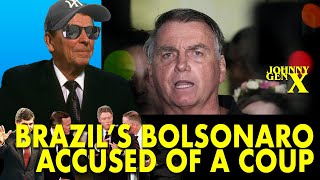 112624 Brazils Federal Police are accusing former President Bolsonaro of a coup [upl. by Amalbergas]