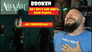 ALLEVIATE Broken OFFICIAL VIDEO  OldSkuleNerd Reaction [upl. by Waterman]