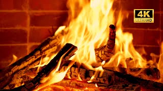 🔥 Cozy Fireplace 4K 4 HOURS Fireplace with Crackling Fire Sounds Christmas Fireplace 2024 09 [upl. by Yemirej609]