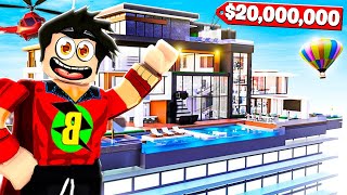 APARTMAN ÜSTÜNE HAVUZLU VİLLA YAPTIM 🌴 Roblox Mega Mansion Tycoon Penthouse [upl. by Josi]