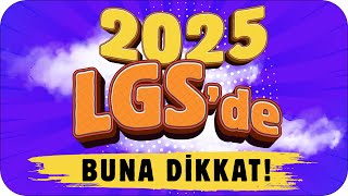 2025 LGS Yolculuğunda Buna Dikkat❗ 7’den 8’e Geçenler Ne Yapmalı❓ 👇🏻 [upl. by Eibur]