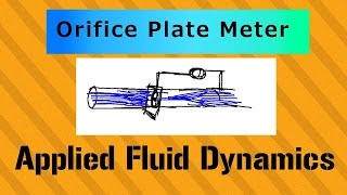 Orifice Plate  Exercise  Applied Fluid Dynamics  Class 039 [upl. by Wershba]