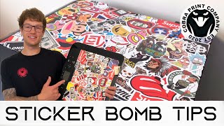 Sticker bomb tips how to guide [upl. by Luapnhoj]