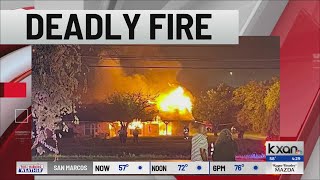 Home near Pflugerville catches fire downed wires spotted nearby [upl. by Ennoved145]