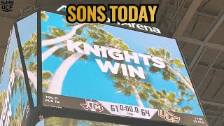 UCF Basketball upset Texas AampM on opening Knight [upl. by Kauslick]