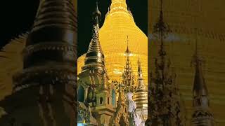 Shwedagon Pagoda 🙏 night mood [upl. by Mogerly]