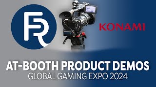 G2E 2024 Konami Gaming  AtBooth Product Demo [upl. by Jahdiel766]