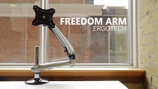 Best Monitor Arm Ergotech Freedom Monitor Arm Review [upl. by Melva]