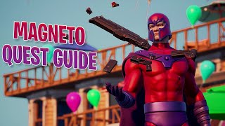 FORTNITE MAGNETO QUEST GUIDE [upl. by Nnylarat275]