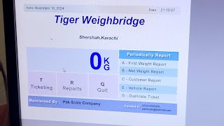 how to operate computer weightbridge 💯💬 how to print first weight  weighbridge weighvideo [upl. by Uda]