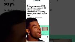 Homes are unaffordable financialliteracy kamalaharris donaldtrump realestate housingmarket [upl. by Sarita927]