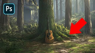 How to Add LIGHT RAYS to Your Photoshop Scenes [upl. by Atteuqaj]