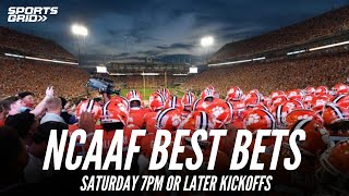 NCAAF Best Bets Saturday Night Kickoffs [upl. by Ailuig955]