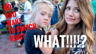 DAY WITH 4 YEAR OLD EVERLEIGH AND SWITCHING KIDS VLOG [upl. by Ahsienak]