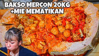 LAGI VIRAL BAKSO MERCON 20KG  MIE JEUBEW GARUT SAMYANG LOKAL BIBIR LANGSUNG MELEDAK [upl. by Noelc524]