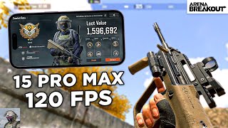 NextLevel Gaming iPhone 15 Pro Max in Arena Breakout [upl. by Jessie446]