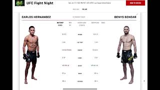 Carlos Hernandez vs Denys Bondar prediction [upl. by Griffy]