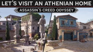 Lets Visit An Athenian Home  History Tour in AC Odyssey Discovery Mode [upl. by Redienhcs]