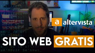 Creare un SITO WEB GRATIS con Altervista SENZA ALCUNA COMPETENZA [upl. by Fredkin270]