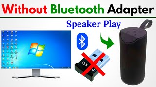 How To Connect Bluetooth Speaker To Computer Without Bluetooth Adapter  Concept Technology [upl. by Adgam687]