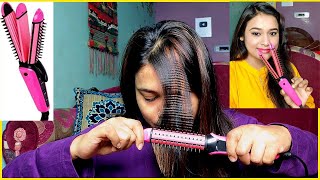 Nova 3 in 1 hair curlerstraightenercrimper REVIEW amp DEMOonly 399 [upl. by Mchale508]